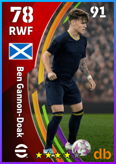 Ben Gannon-Doak — RWF, OVR 78, MAX 91
