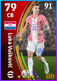 Luka Vušković eFootball player card