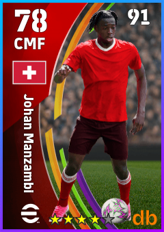 Johan Manzambi — CMF, OVR 78, MAX 91