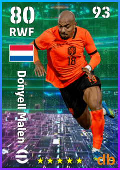 Donyell Malen eFootball player card