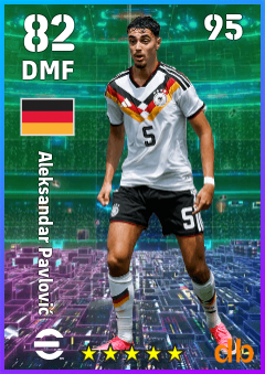 Aleksandar Pavlović — DMF, OVR 82, MAX 95