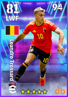 Leandro Trossard eFootball player card