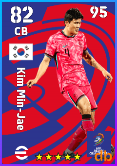 Kim Min-Jae — CB, OVR 82, MAX 95