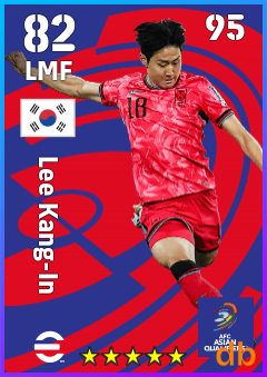 Lee Kang-In — LMF, OVR 82, MAX 95