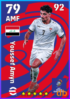 Youssef Amyn — AMF, OVR 79, MAX 92
