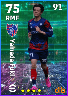 Yamada Fuki — RMF, OVR 75, MAX 91