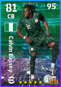 Calvin Bassey — CB, OVR 81, MAX 95