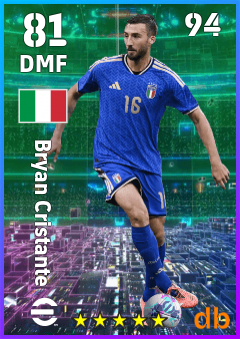 Bryan Cristante — DMF, OVR 81, MAX 94