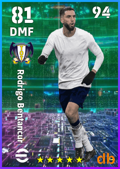Rodrigo Bentancur — DMF, OVR 81, MAX 94