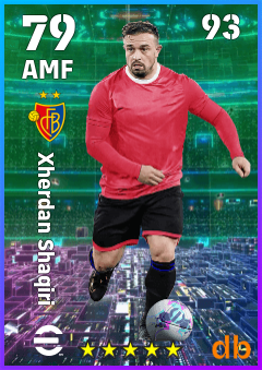 Xherdan Shaqiri — AMF, OVR 79, MAX 79