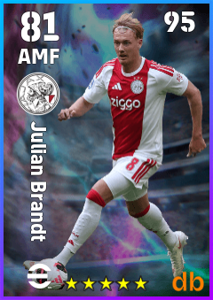 Julian Brandt — AMF, OVR 81, MAX 81