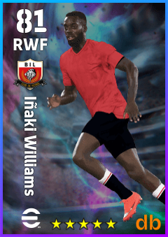 Iñaki Williams eFootball player card