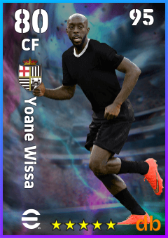 Yoane Wissa — CF, OVR 80, MAX 80