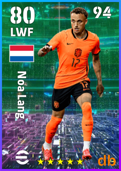 Noa Lang eFootball player card
