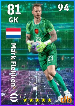 Mark Flekken eFootball player card