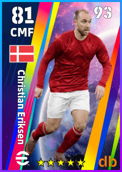 Christian Eriksen — CMF, OVR 81, MAX 81
