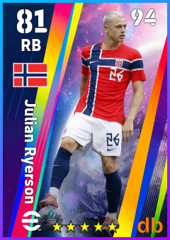 Julian Ryerson — RB, OVR 81, MAX 81