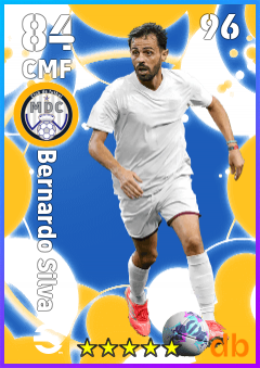 Bernardo Silva — CMF, OVR 84, MAX 96