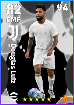Douglas Luiz — CMF, OVR 82, MAX 82