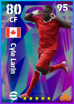 Cyle Larin — CF, OVR 80, MAX 95