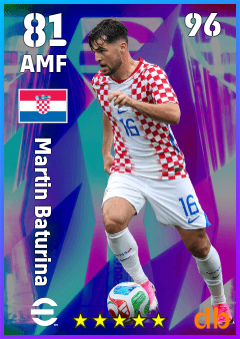 Martin Baturina — AMF, OVR 81, MAX 96