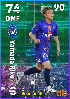 Yamada Riku — DMF, OVR 74, MAX 90