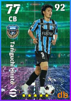 Taniguchi Hiroto — CB, OVR 77, MAX 92