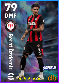 Berat Özdemir — DMF, OVR 79, MAX 79