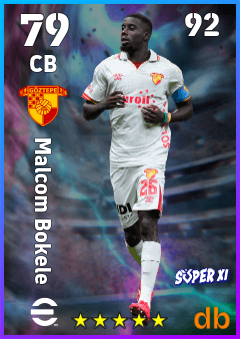 Malcom Bokele — CB, OVR 79, MAX 79