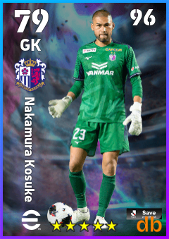 Nakamura Kosuke — GK, OVR 79, MAX 96