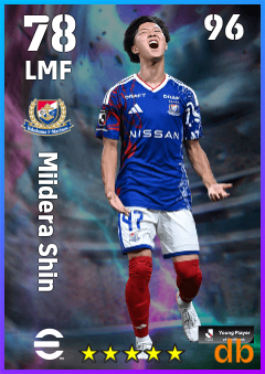Miidera Shin — LMF, OVR 78, MAX 96
