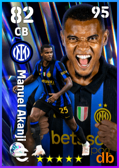 Manuel Akanji eFootball player card