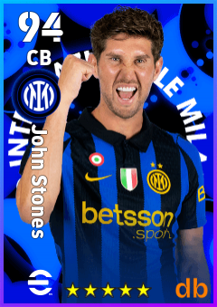 John Stones — CB, OVR 94, MAX 94