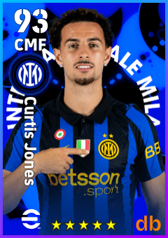 Curtis Jones — CMF, OVR 93, MAX 93