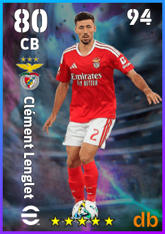 Clément Lenglet — CB, OVR 80, MAX 94