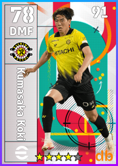 Kumasaka Koki eFootball player card