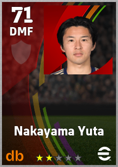 Nakayama Yuta eFootball player card