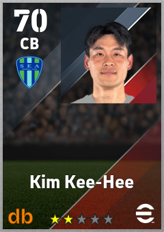 Kim Kee-Hee — CB, OVR 70, MAX 70