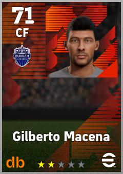 Gilberto Macena — CF, OVR 71, MAX 71