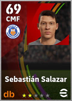 Sebastián Salazar — CMF, OVR 69, MAX 69