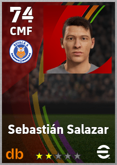 Sebastián Salazar — CMF, OVR 74, MAX 74