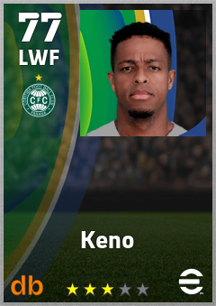 Keno eFootball player card