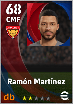Ramón Martínez — CMF, OVR 68, MAX 68