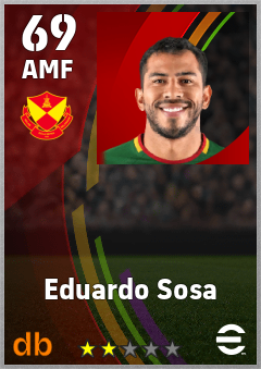 Eduardo Sosa — AMF, OVR 69, MAX 69