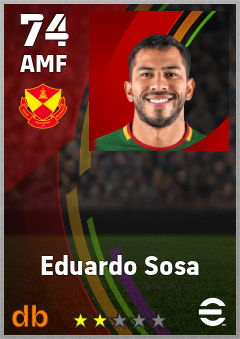 Eduardo Sosa — AMF, OVR 74, MAX 74