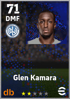 Glen Kamara — DMF, OVR 71, MAX 71