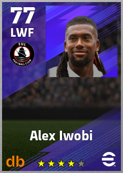 Alex Iwobi eFootball player card