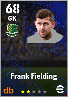 Frank Fielding — GK, OVR 68, MAX 68