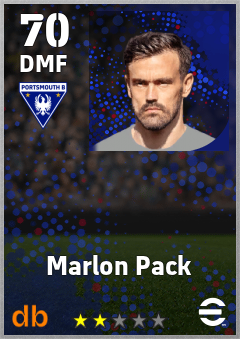 Marlon Pack — DMF, OVR 70, MAX 70