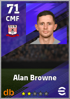 Alan Browne eFootball player card